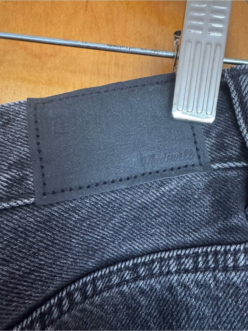 Madewell Washed Black Straight-Leg Jeans - Picture 5 of 6